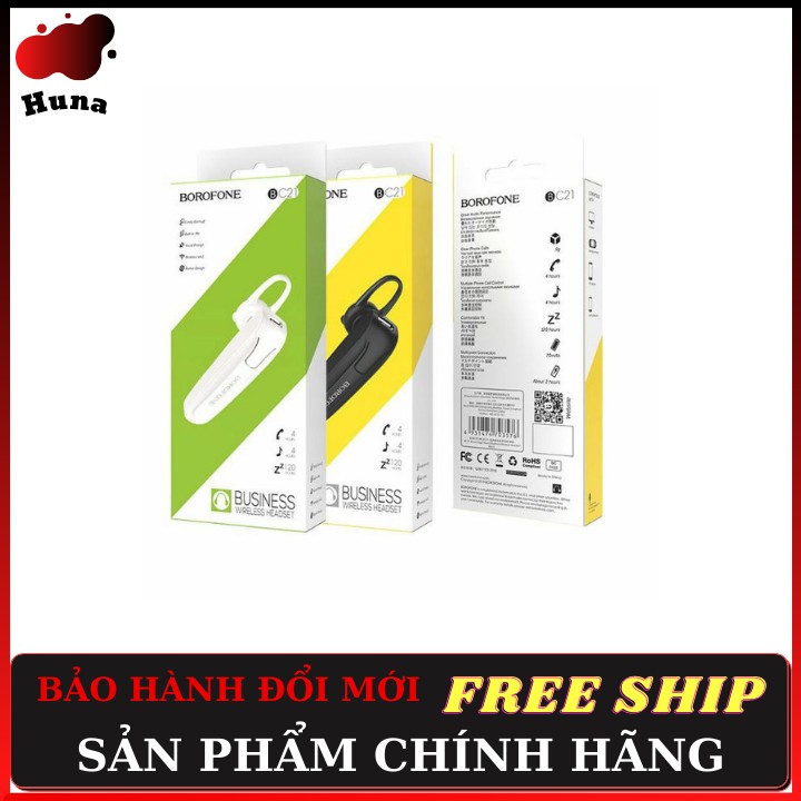 Tai Nghe Bluetooth Nhét Tai⚡️BOROFONE BC21 ✔Tiện Lợi ✔Dung Lượng Pin Trâu Nghe Nhạc Liên Tục 4 Giờ [BẢO HÀNH ĐỔI MỚI] | BigBuy360 - bigbuy360.vn
