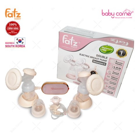 Máy Hút Sữa Điện Đôi Fatz RESONANCE Có Matxa - Có Pin Sạc - Hút Kiệt Sữa - 9 Cấp Độ - BẢO HÀNH CHÍNH HÃNG