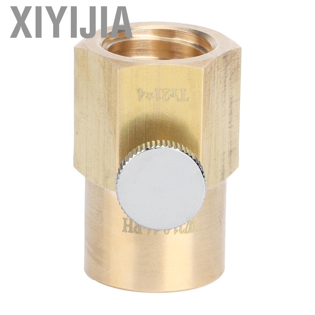 Xiyijia CO2 Cylinder Refill Adapter Tr21x4 To W21.8-14-RH Soda Water Filling