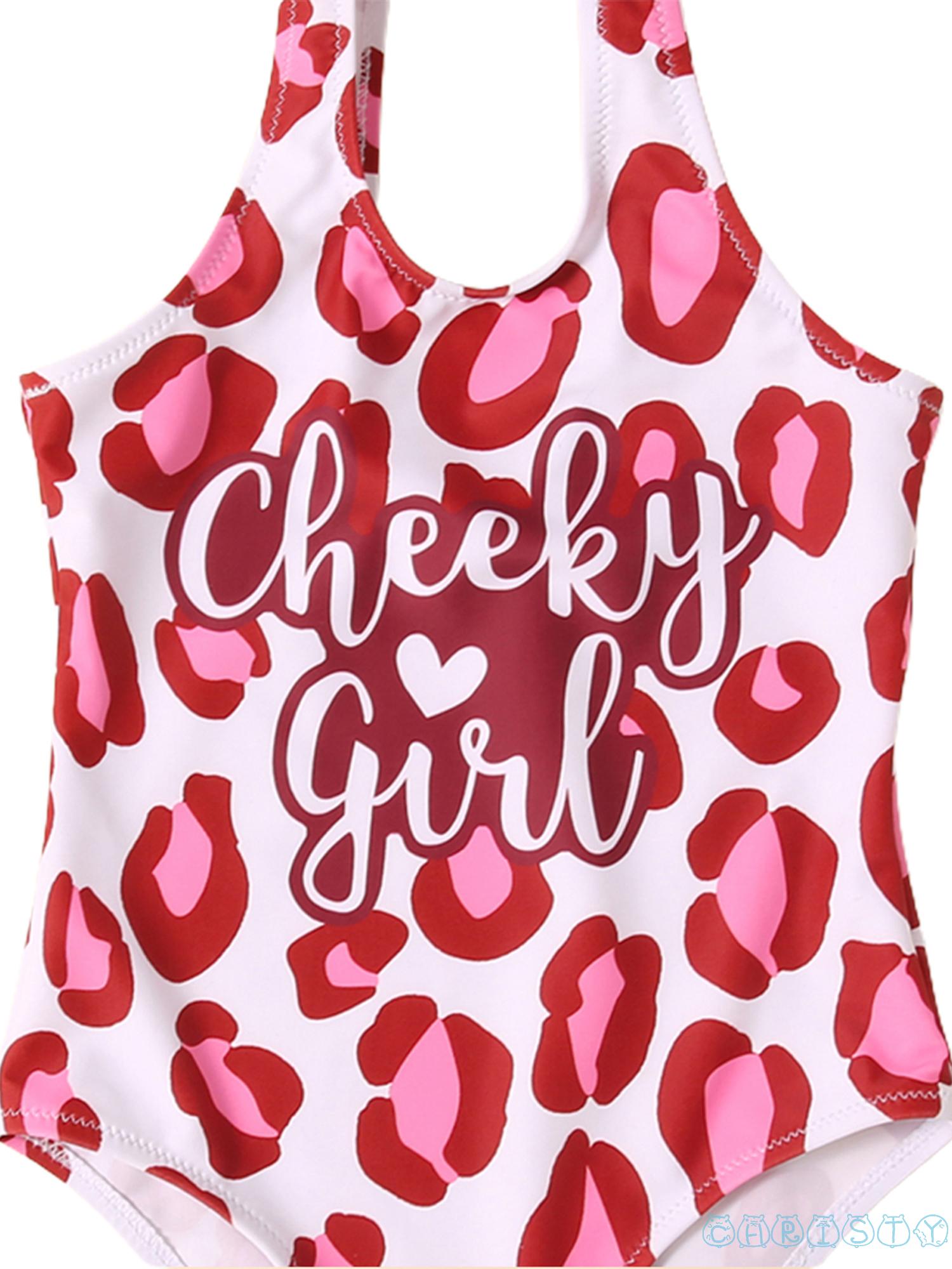 Áo Bơi Liền Quần Họa Tiết Da Báo Đáng Yêu Cho Bé Gái | BigBuy360 - bigbuy360.vn