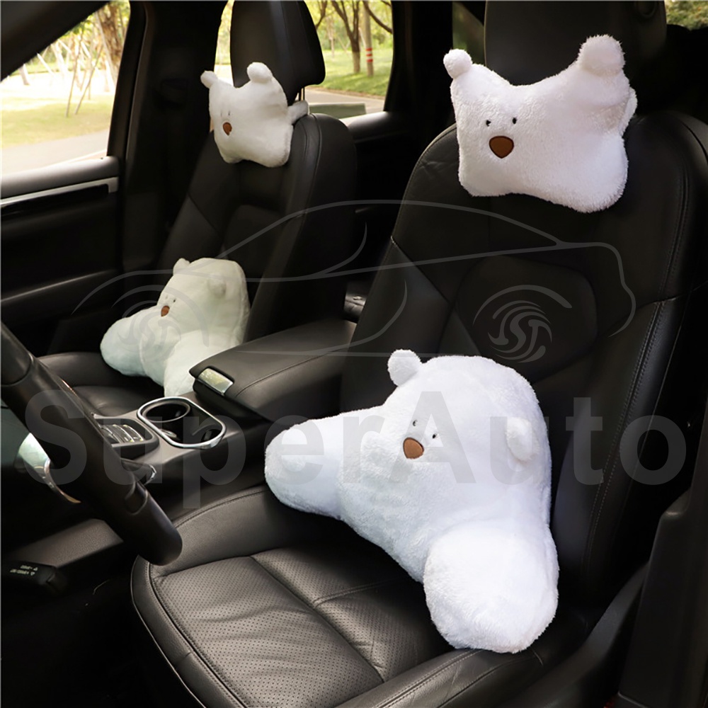 SuperAuto GốI TựA ĐầU Xe Ô Tô GốI TựA LưNg Ô Tô ĐệM Cổ Ô Tô Phụ KiệN Ô Tô