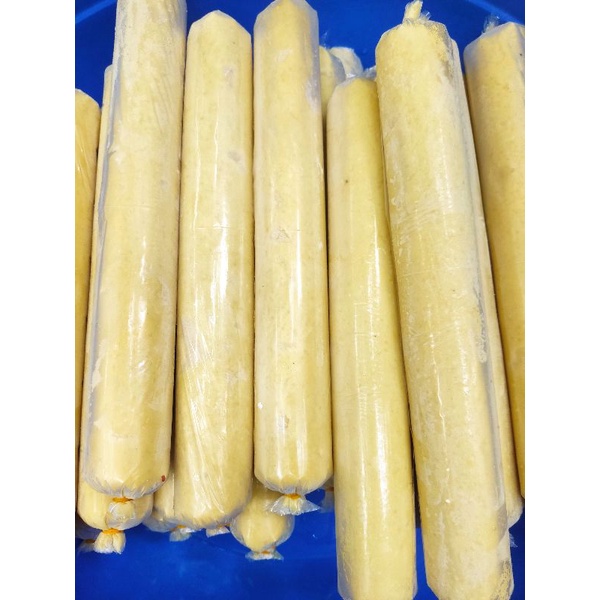 Xôi cây chiên phồng loại cây chưa cắt