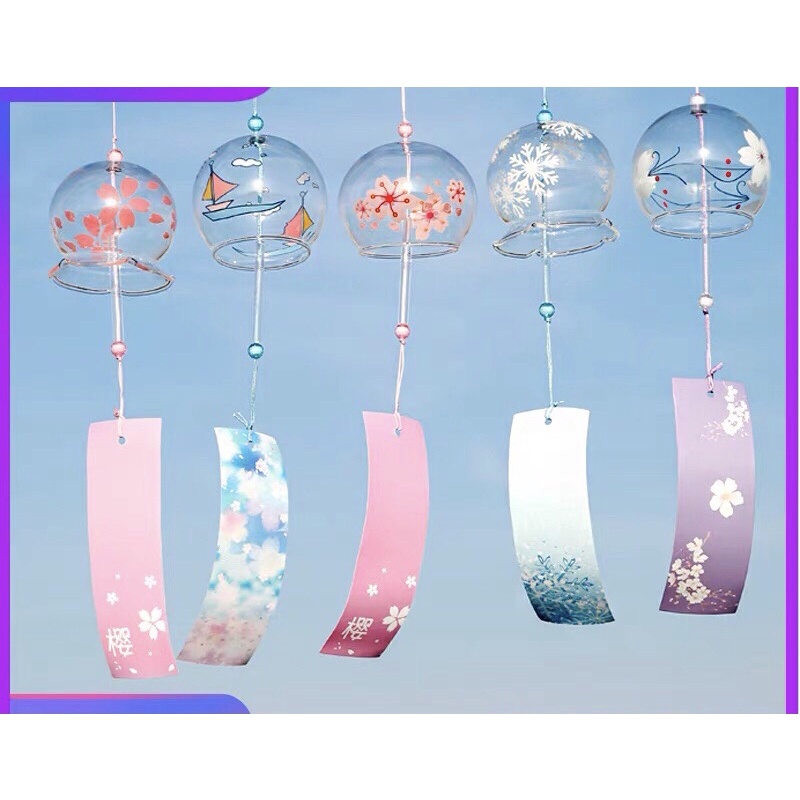 CHUÔNG GIÓ THUỶ TINH FURIN NHẬT BẢN CẦU MAY MẮN