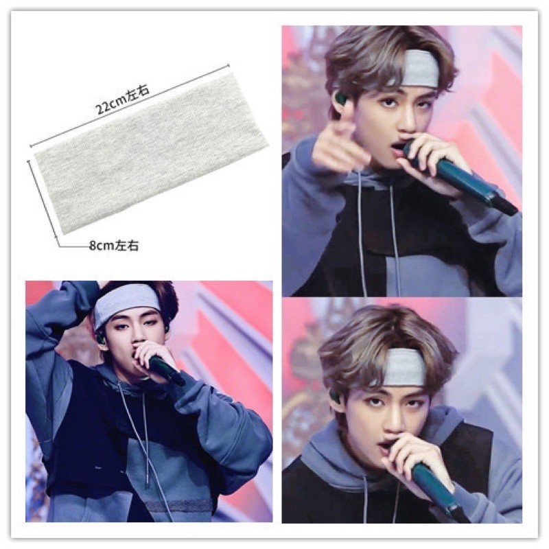 Băng đô BTS V Headband BTS V thể thao Kpop