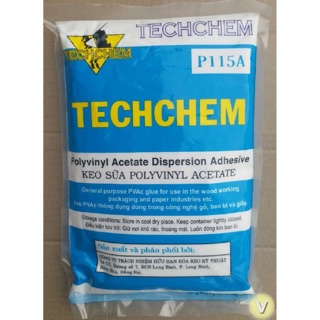 Keo sữa techchem 1kg(nguyên liệu làm slime, dán gỗ, giấy,...)