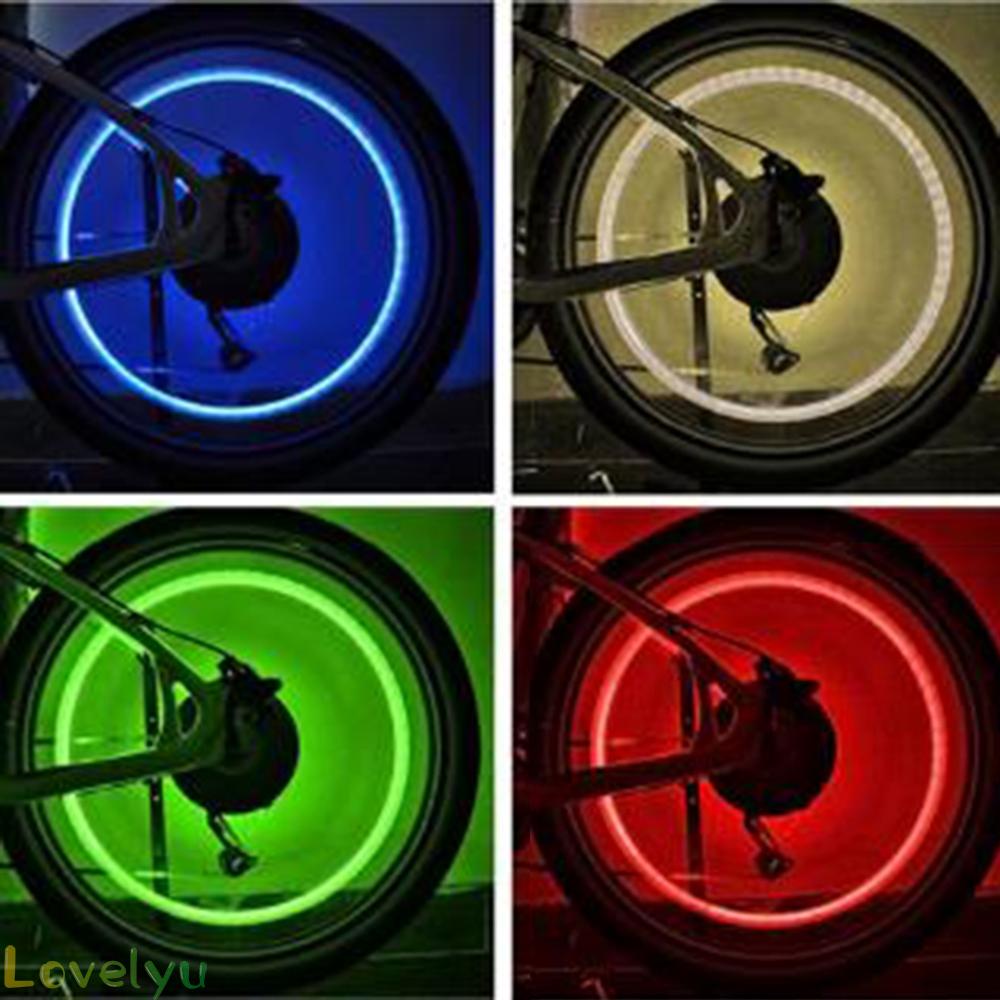 ◀READY▶2pcs Motorcycle Flash Light Lamp Bicycle Tire Wheel Valve Protect Air tap# Good Quality