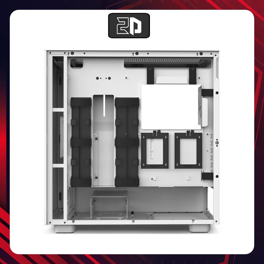 Vỏ case NZXT H7 Matte White - Mid Tower / Màu Trắng