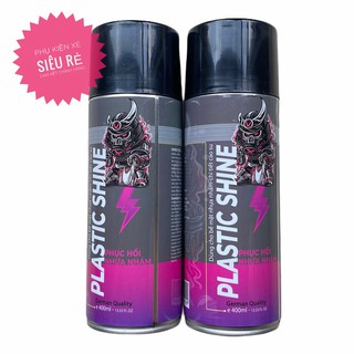 Chai phục hồi nhựa nhám đen SPRAYKING Plastic Shine phục hồi, bảo vệ nhựa nhám, cao su vỏ xe nhiều lựa chọn