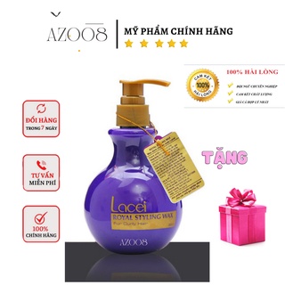 Wax tạo kiểu tóc Lacei Royal Styling 300ml AZ008 tặng mặt nạ tế bào gốc
