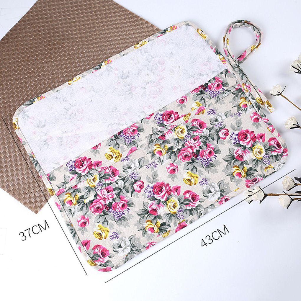Túi Đựng Bút Chì Màu Nước Bằng Vải Canvas Tiện Dụng Dành Cho Học Sinh