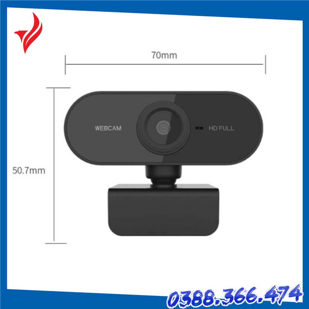 Webcam Máy Tính Có Mic Full HD 1080 Siêu Tiện Lợi | BigBuy360 - bigbuy360.vn