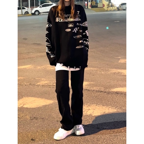 Áo Len Hoạ Tiết Racing