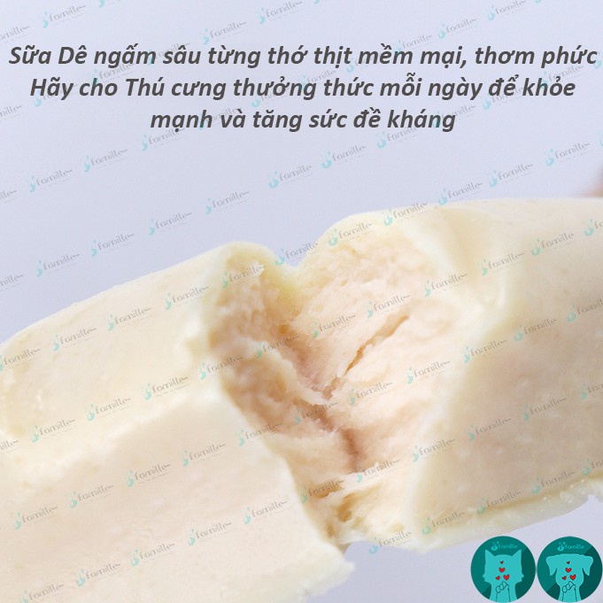 [ĂN LIỀN]Đồ Ăn Vặt Cho Chó Mèo, Ức Gà Hấp Sữa Dê Tươi, Bổ Sung Protein Cho Chó Mèo. Gói 40gr - JF62