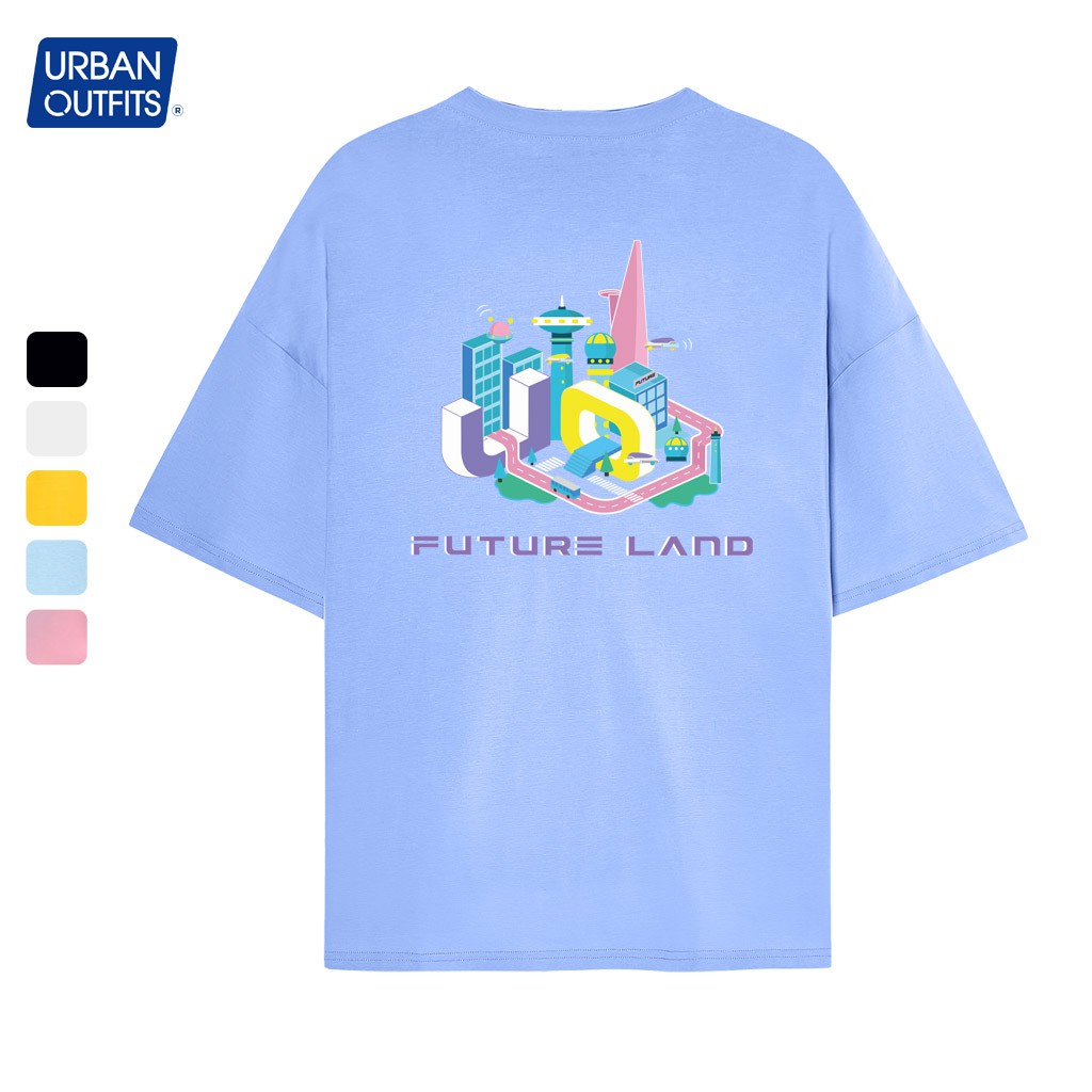 Áo Thun Tay Lỡ Nam Nữ Form Rộng Urban Outfits In Future Land ATO16 Cotton 4 Chiều Local Brand