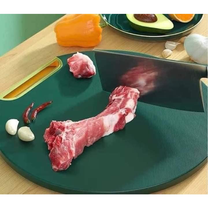 Thớt Nhựa PE đa năng chống nấm mốc kháng khuẩn, Thớt tròn đường kính 33cm