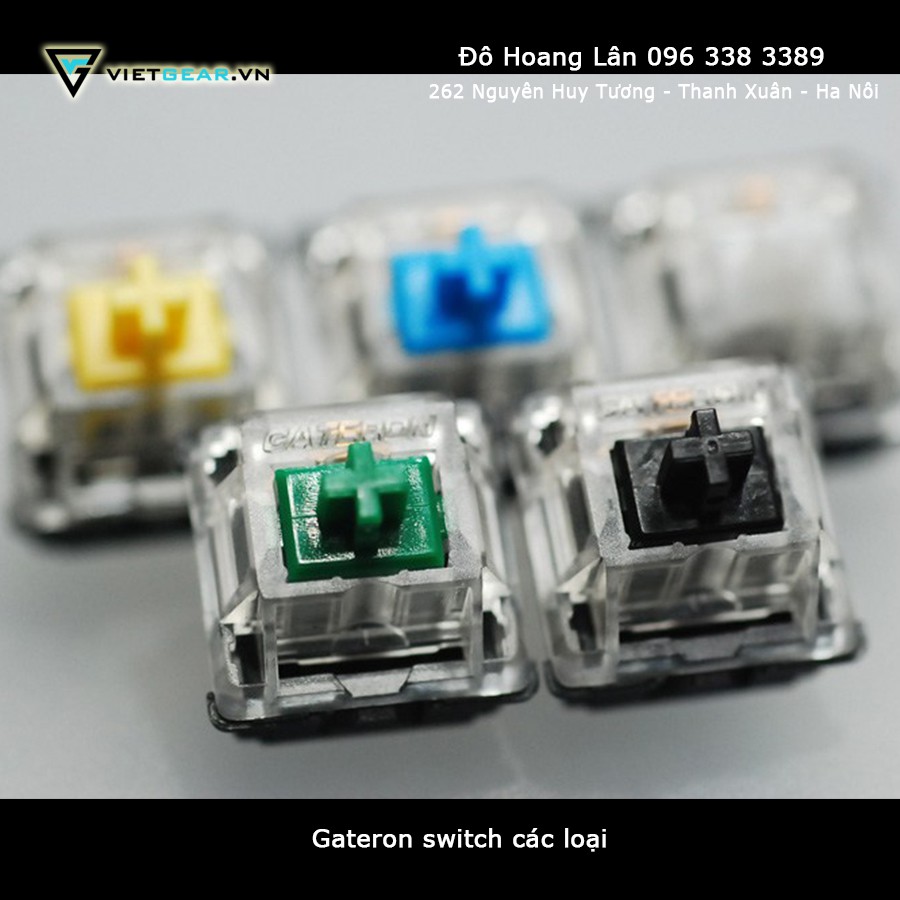 Công tắc bàn phím Gateron Switch các loại