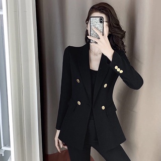 ✦QC✦ Áo Vest Nữ Form Dài Thanh Lịch, Áo Khoác Blazer Nữ Hàn Quốc Thời Trang