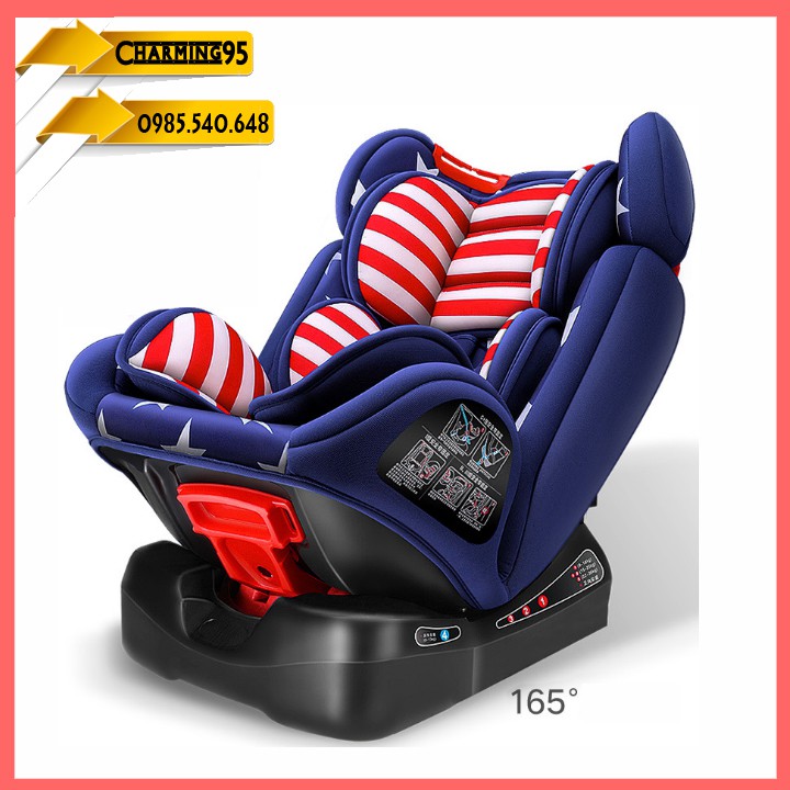 RE0589 - Ghế ngồi ô tô cho bé 0 đến12 tuổi Carmind nằm quay đa hướng - Ghế ngồi xe hơi cho bé
