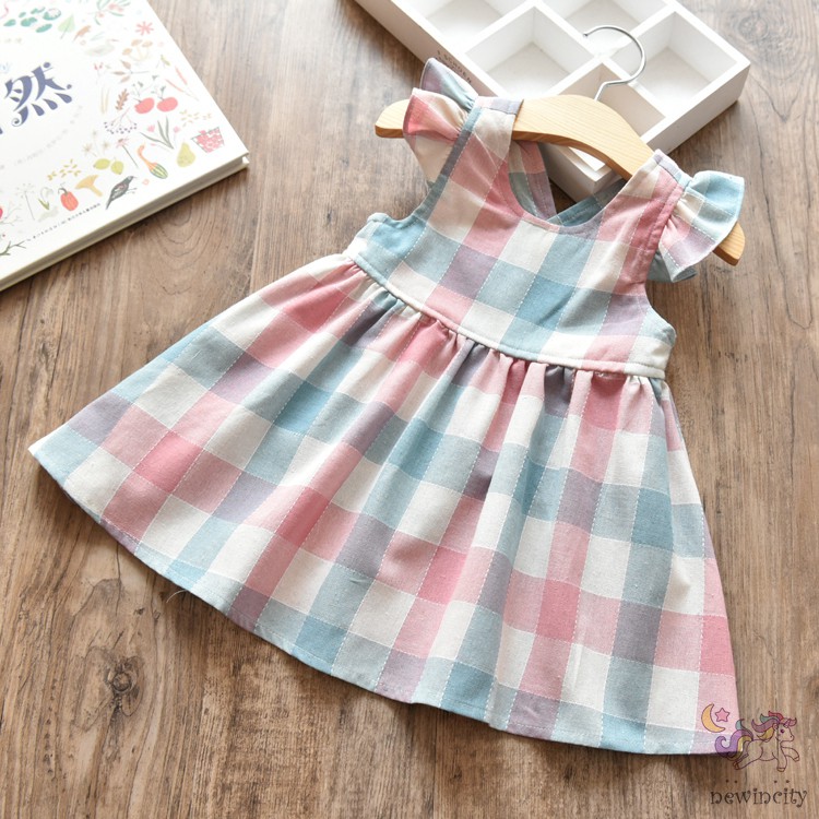 Đầm Công Chúa Không Tay Cho Bé Gái