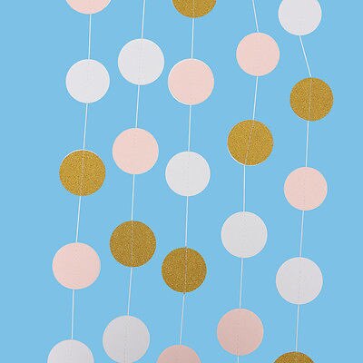 Bộ dây treo trang trí họa tiết chấm bi tròn