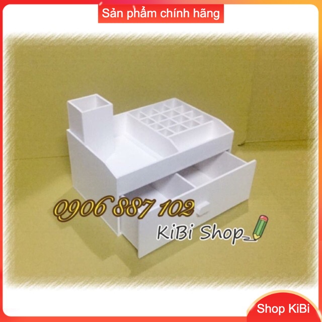 [Mã LIFE20KALL giảm 10% đơn 50K] Kệ mỹ phẩm 25cm siêu tiện dụng cực đẹp (tặng hộp đựng cọ)