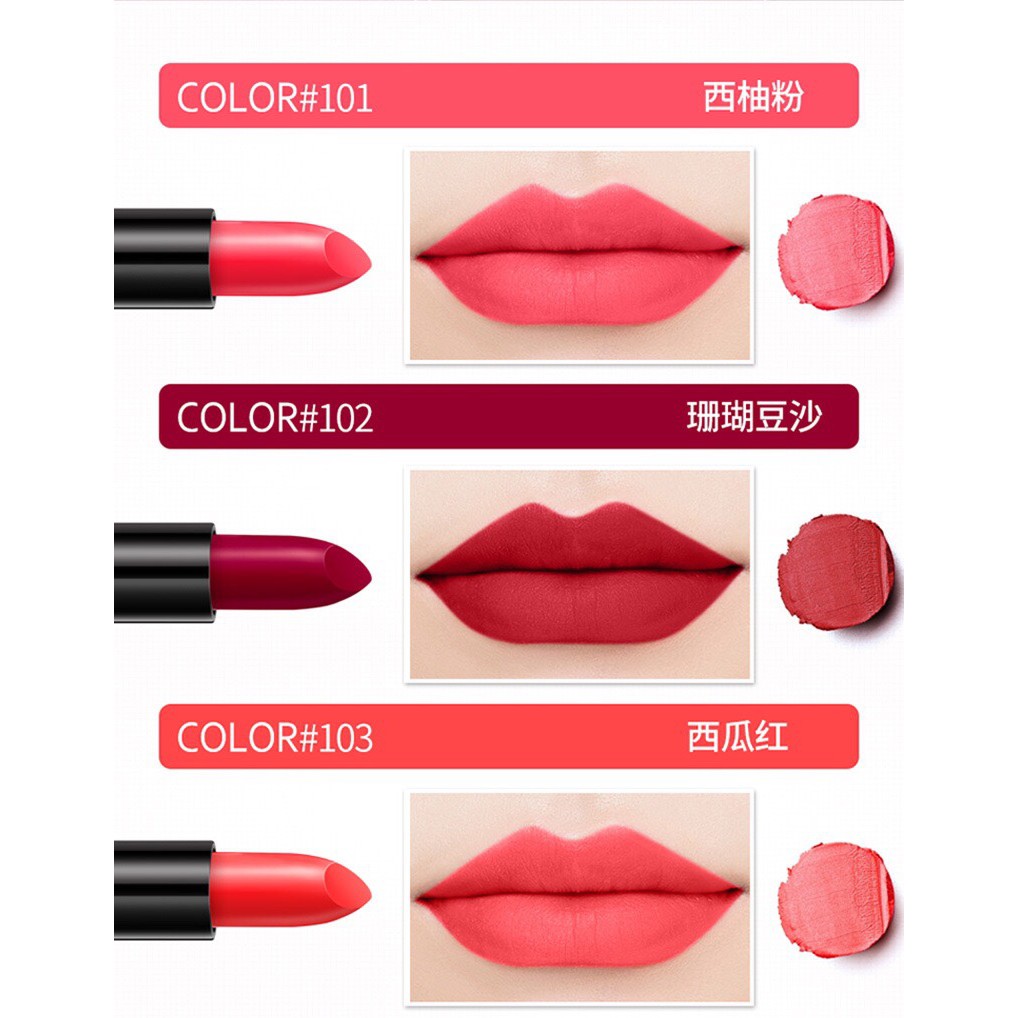 Son Lì BIOAQUA Velvet Matte Lipstick 3.8g | BigBuy360 - bigbuy360.vn