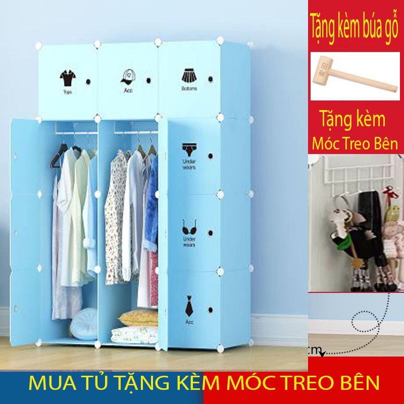 Tủ nhựa ghép 12 ô chất liệu sắt sơn tĩnh điện bền bỉ V LUCKY HOUSE VLK22