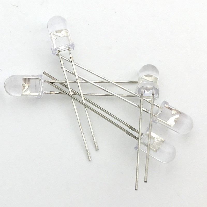 100 Cái Điốt Phát Tia Hồng Ngoại 5Mm 940Nm Ir Đèn Led