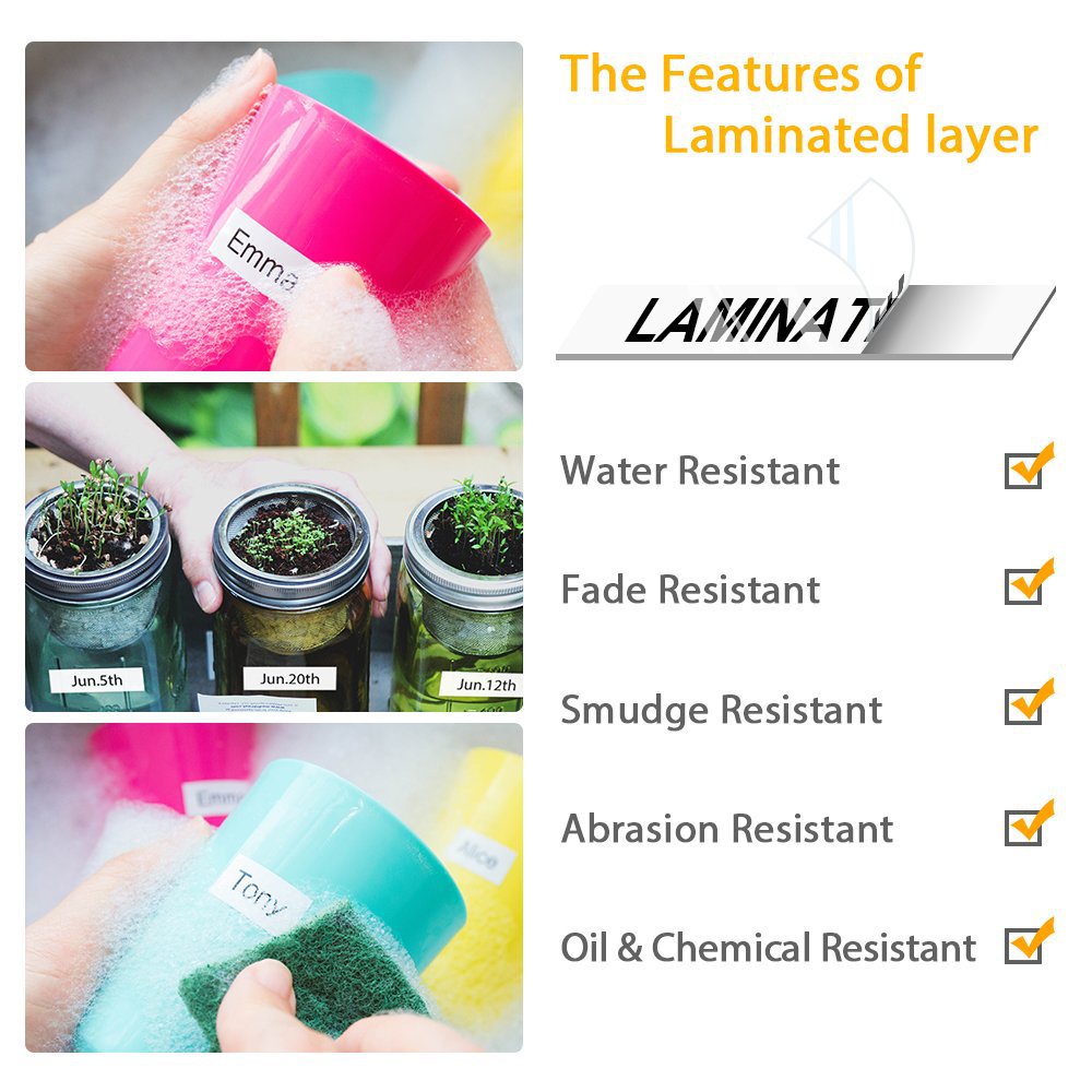 1 Băng Nhãn Dán 6mm Cho Máy In EZ Casio XR-6WE XR-6X XR-6YW XR-6RD XR-6BU XR-6GN 6mm