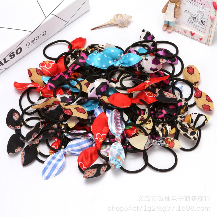 1 Dây Buộc Tóc Tai Thỏ Dễ Thương Cho Nữ