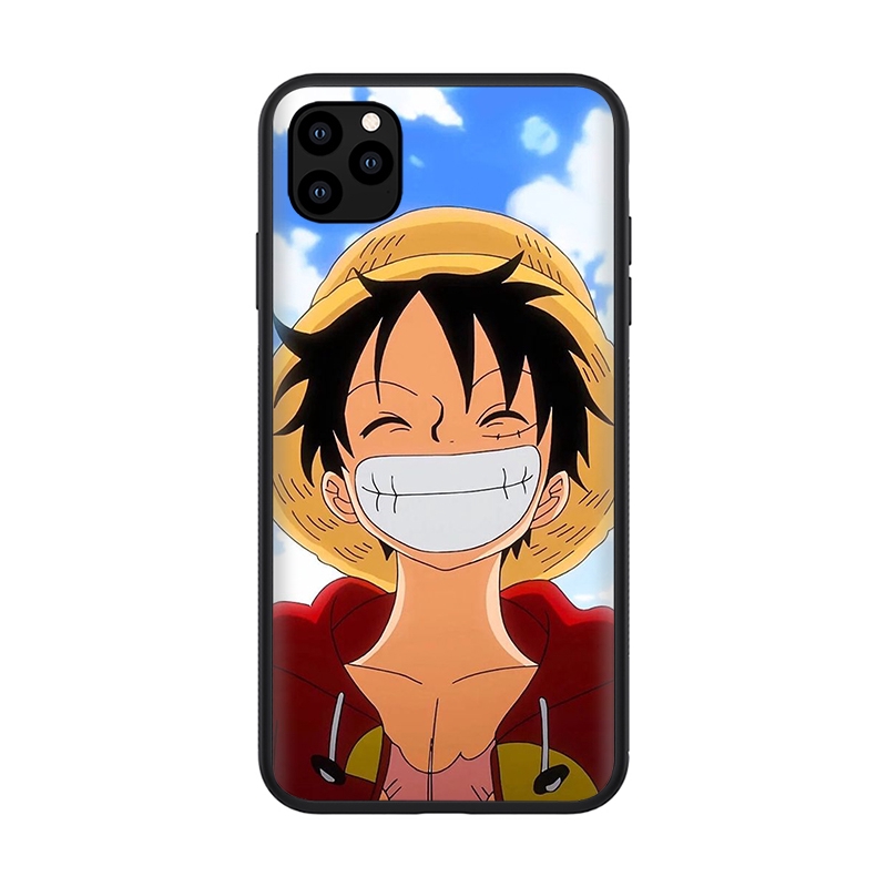 Ốp điện thoại mềm hình Luffy One Piece C90 cho iPhone 11 Pro XS Max XR X 8 7 6S 6 Plus 5S 5 SE 2020