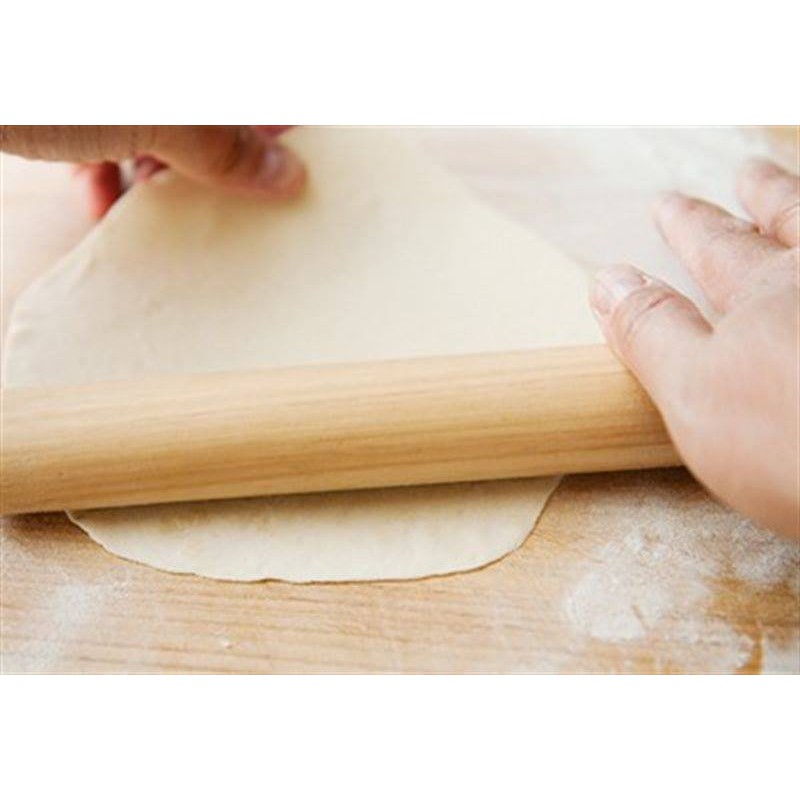 Cây cán - lăn bột gỗ 28cm - Rolling pin