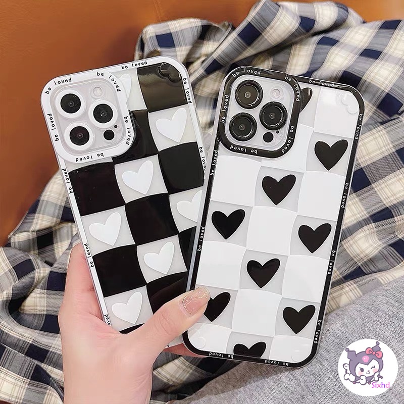 Ốp Lưng Compatible For iPhone 13 12 11 Pro Max 7 8 6 6s Plus SE 2020 X Xr Xs Max Phone Case Lover Heart soft Case