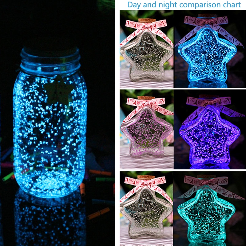 Đá phát sáng trong bóng tối trang trí bể cá blue