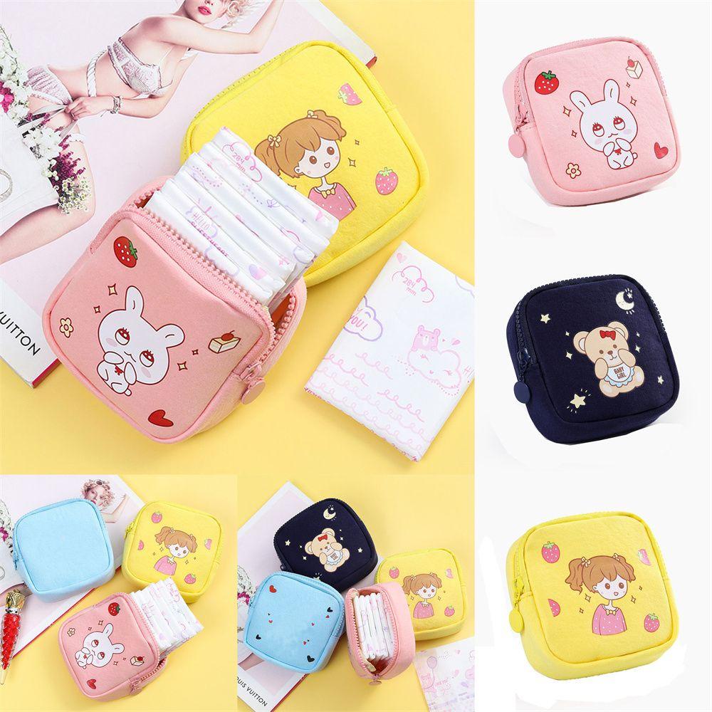 Túi Đựng Khăn Giấy / Mỹ Phẩm Hình Tampon Mini Tiện Dụng