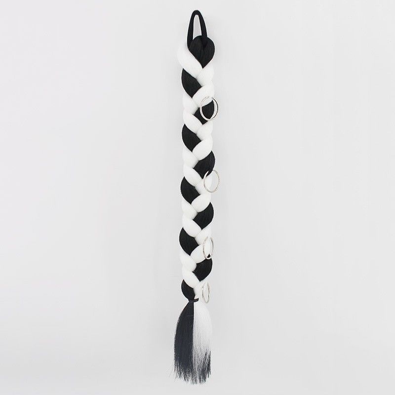 Bím Tóc Giả Thắt Bím Đuôi Ngựa Màu Sắc Phong Cách Âu Mỹ Dành Cho Nữ