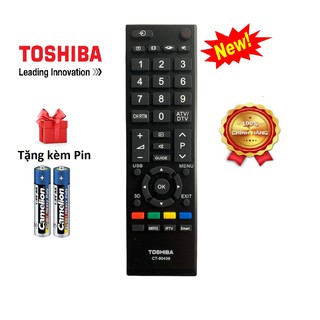 Điều khiển tivi Toshiba CT-90436 - Chính hãng [ tặng kèm pin ]