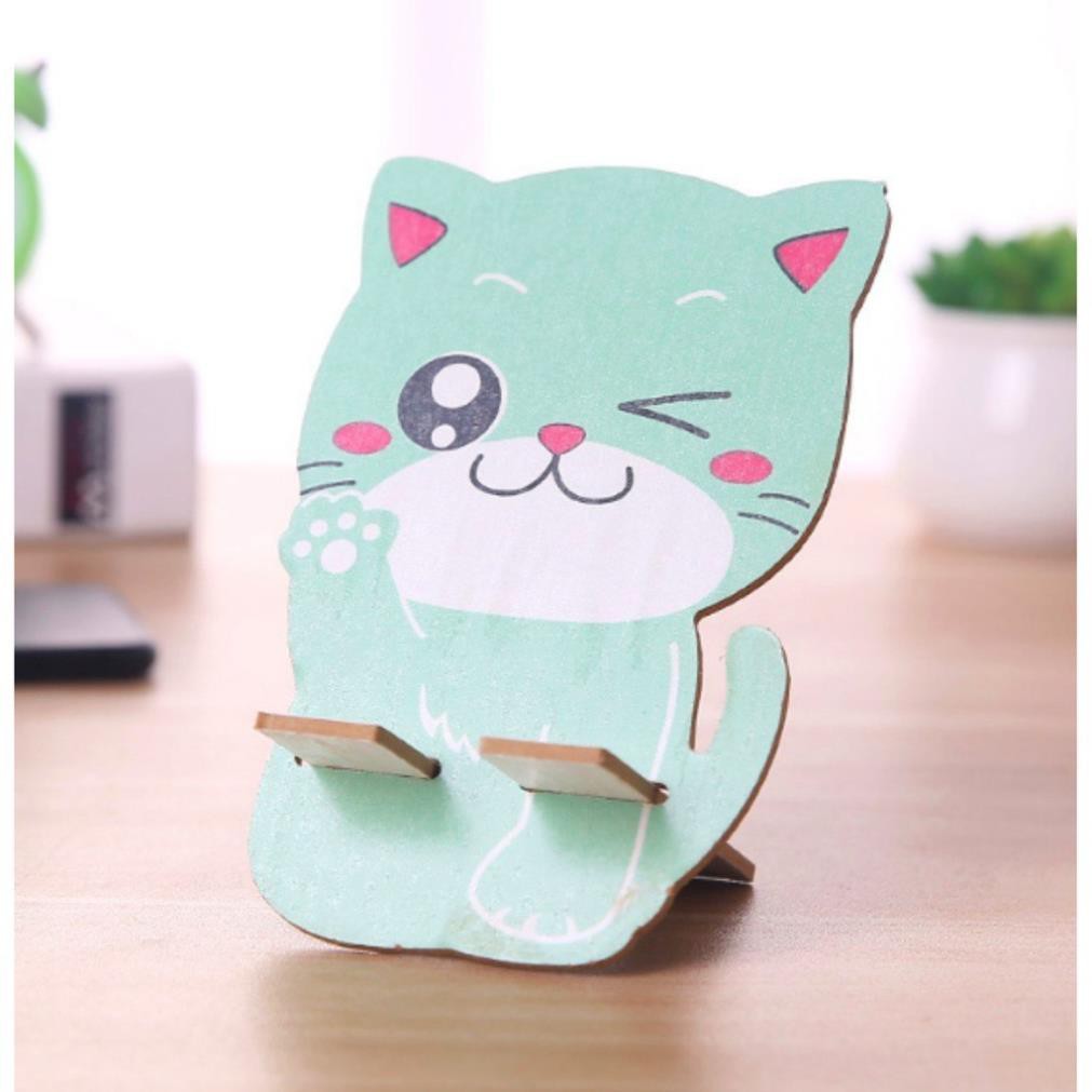 KỆ ĐIỆN THOẠI HÌNH MÈO MAY MẮN -KSVH