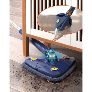 Cây lau nhà tam giác tự vắt s - clean đa năng tam giác xoay 360 độ