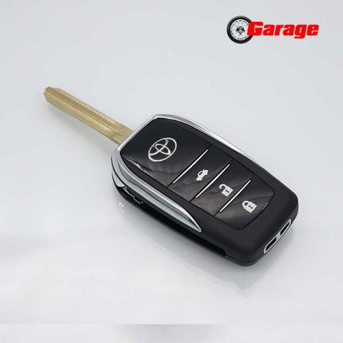 Vỏ độ chìa khoá Toyota Corolla, Innova, Camry, Vios 3 nút thành mẫu gập