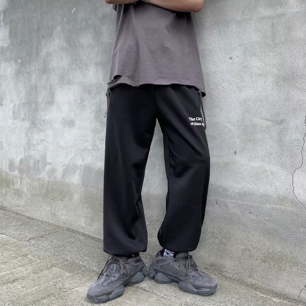 quần ống rộng Lưng Rút Dây Phong Cách Năng Động Dành Cho Nam / Size M-2Xl