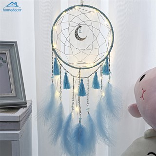 Vòng Bắt Giấc Mơ Hình Mặt Trăng Có Đèn LED Trang Trí