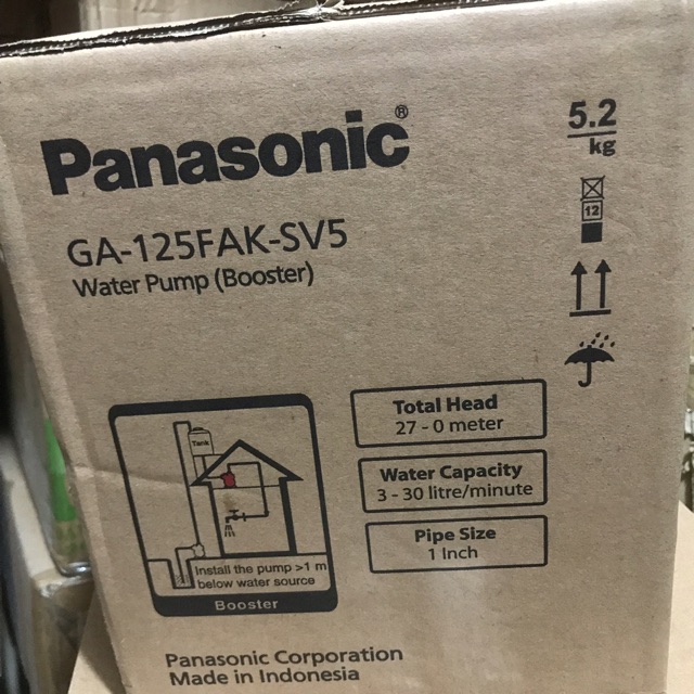 Máy Bơm Tăng Áp Điện Tử Panasonic GA-125FAK