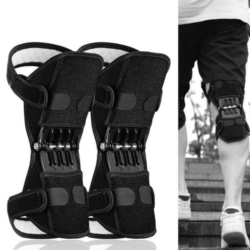 SUN Knee Booster Brace Joint Support Stabilizer Spring Rebound Knee Leg Protector
