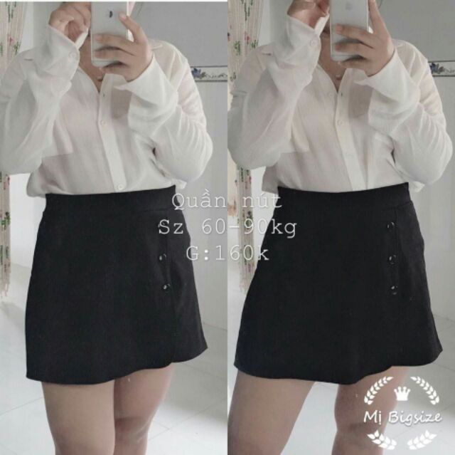 Bigsize(xã kho) - Quần giả váy 85-95kg | BigBuy360 - bigbuy360.vn