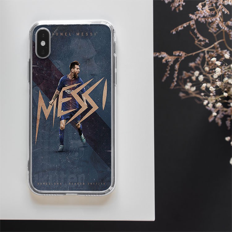 Ốp lưng Messi Season 2017 - 2018 cho Iphone 5 6 7 8 Plus 11 12 Pro Max X Xr BAR20210024