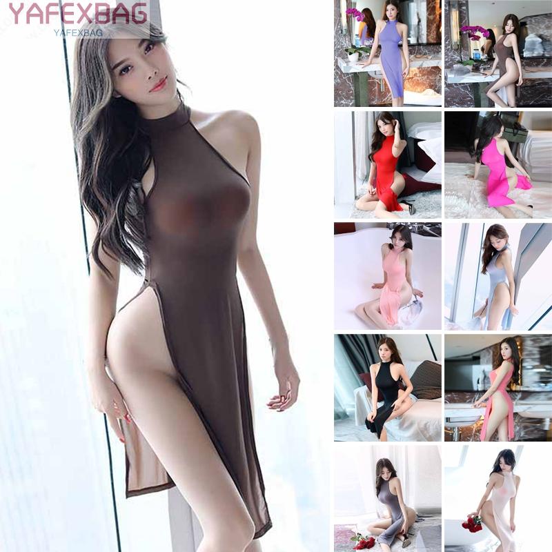 Women Ladies Dress Underwear Clubwear Bodycon Evening Halterneck Lingerie