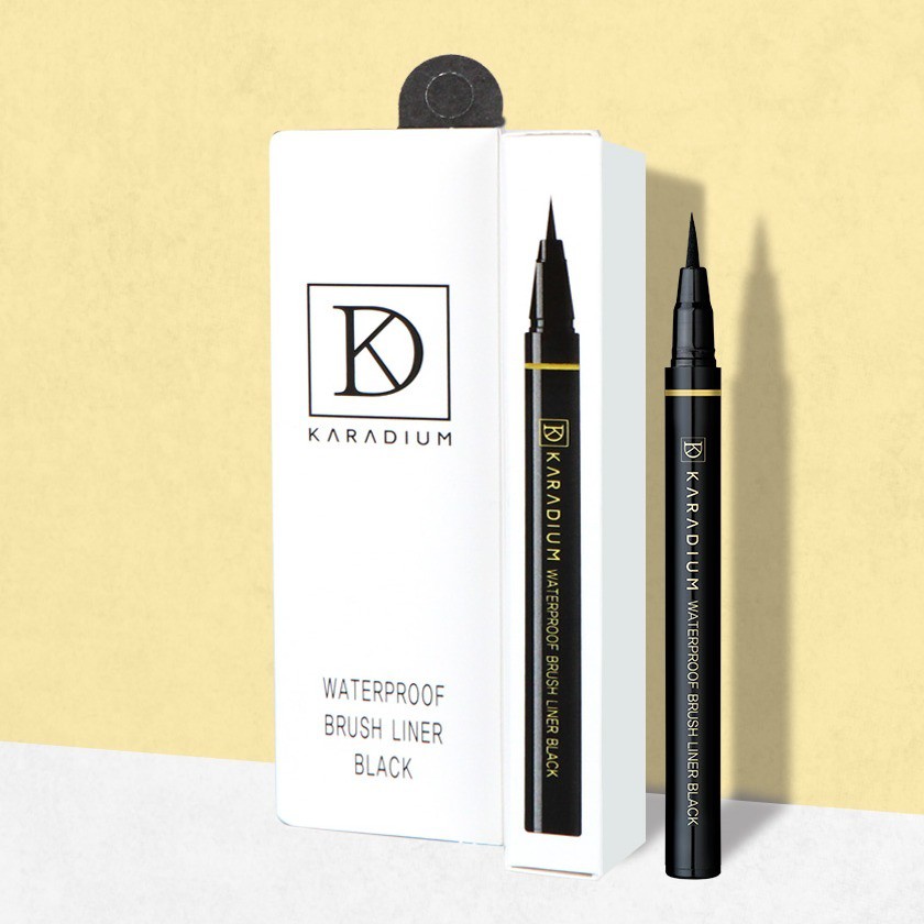 Bút Kẻ Mắt Karadium Waterproof Brush Liner Black 0.55g