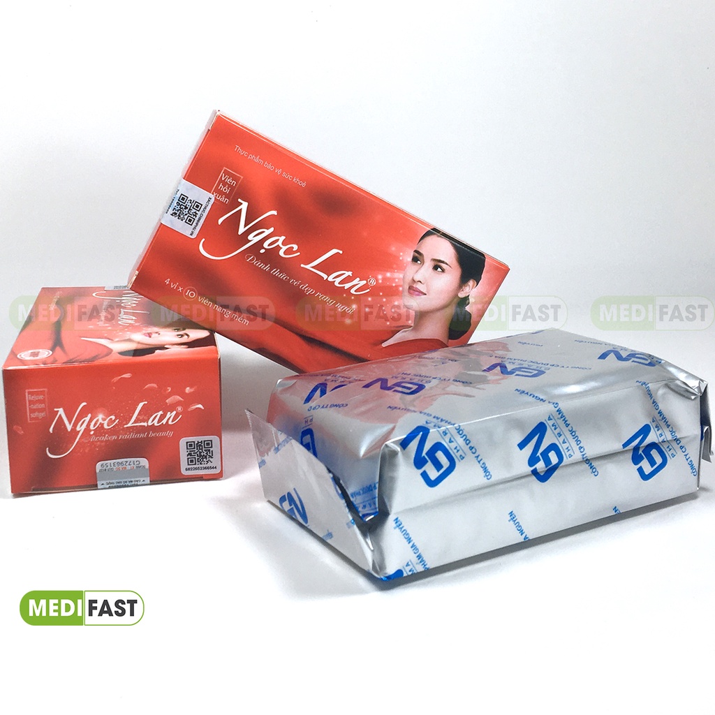 Ngọc Lan - Viên uống hồi xuân, bổ sung nội tiết tố nữ, tăng cường sinh lý nữ từ collagen tự nhiên, lô hội