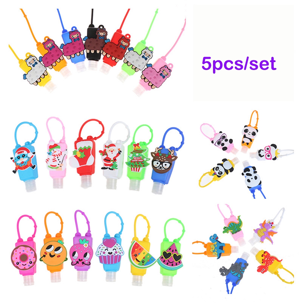 Set 5 Bình Rỗng 30ml Đựng Dung Dịch Rửa Tay Tiện Dụng